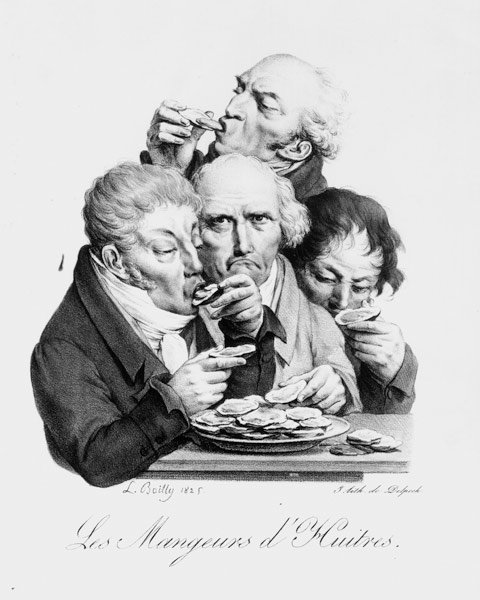 Les Mangeurs d''Huitres a Louis Leopold Boilly