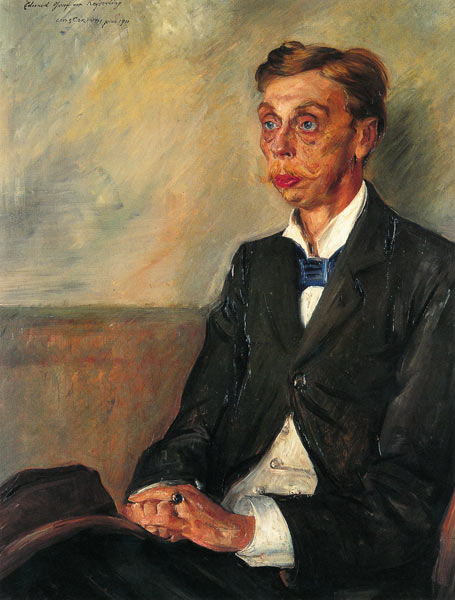 Portrait Eduard Graf of Keyserling a Lovis Corinth