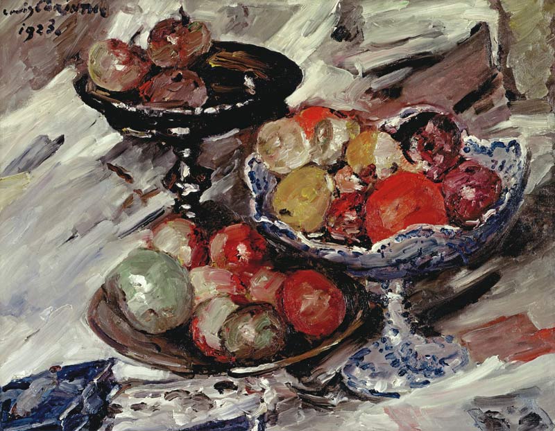 Fruit bowls a Lovis Corinth