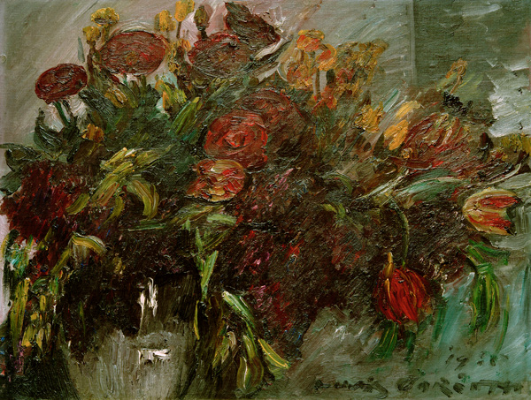 Red and Yellow Tulips a Lovis Corinth