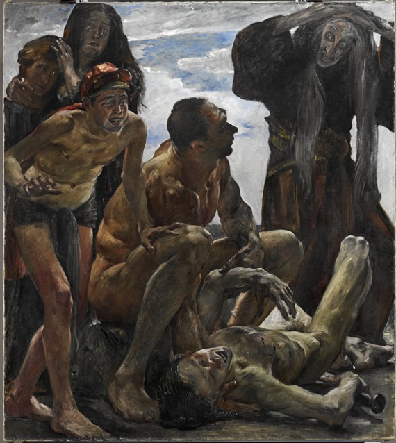 The mourning a Lovis Corinth