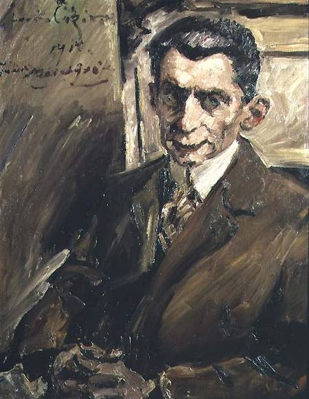 Portrait of Julius Meier-Grafe (1867-1935) Art Historian a Lovis Corinth