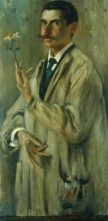 Portrait of Otto Eckmann (1865-1902) a Lovis Corinth