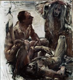 Study for lamentation of the dead a Lovis Corinth