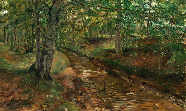 Woods creek at piece of Heinrich at the Starnberger lake a Lovis Corinth