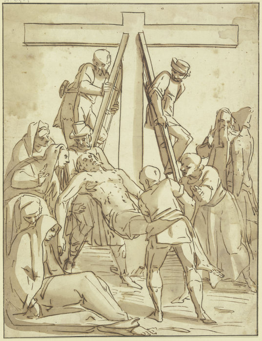Deposition from the cross a Luca Cambiaso