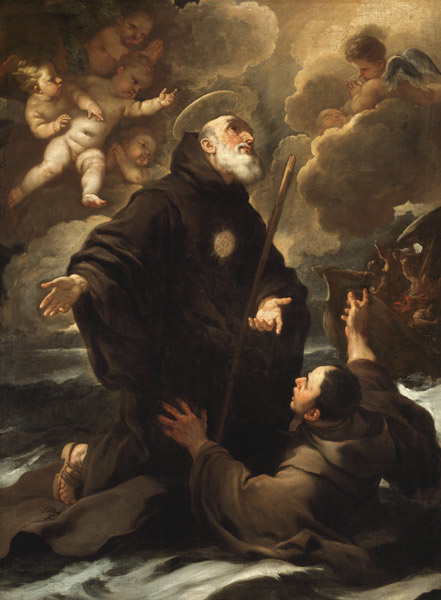 L.Giordano / St. Francis of Paola a Luca Giordano
