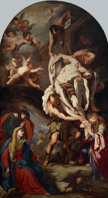 L.Giordano / Deposition fr.Cross /c.1653 a Luca Giordano