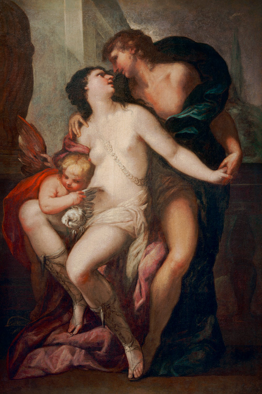 Luca Giordano, Venus und Adonis a Luca Giordano
