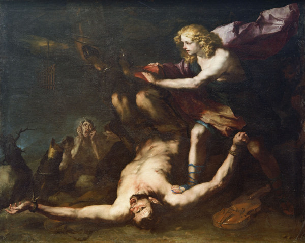 Giordano, Apollo and Marsyas a Luca Giordano