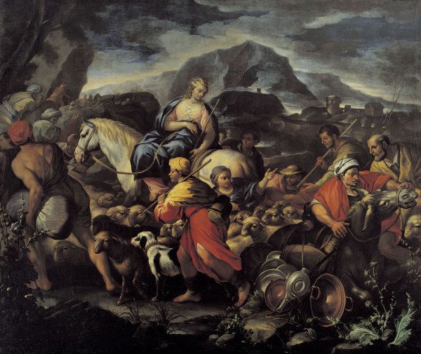 L.Giordano /Rebecca s Journey to Canaan a Luca Giordano