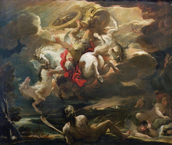 L.Giordano, The Fall of Phaeton a Luca Giordano