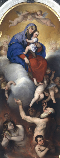 Luca Giordano / Mary and Purgatory /1652 a Luca Giordano