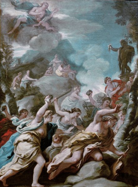 Luca Giordano, / The Death of Orpheus a Luca Giordano