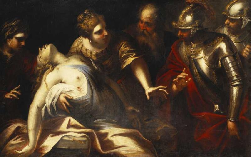 Tod der Lucretia. a Luca Giordano