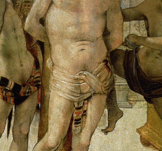 Flagellation of Christ (detail of 57541) a Luca Signorelli