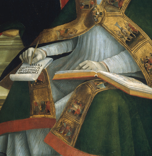 Hands of St.Athanasius a Luca Signorelli