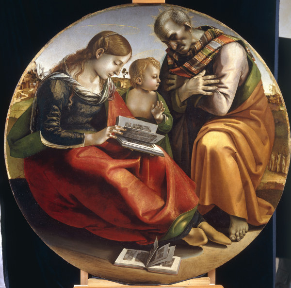 Holy Family a Luca Signorelli