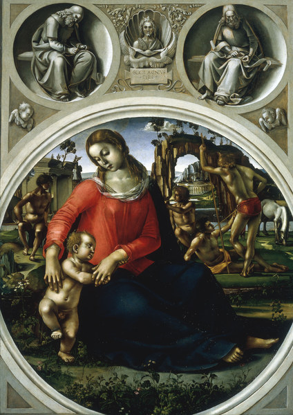 Mary with Child a Luca Signorelli
