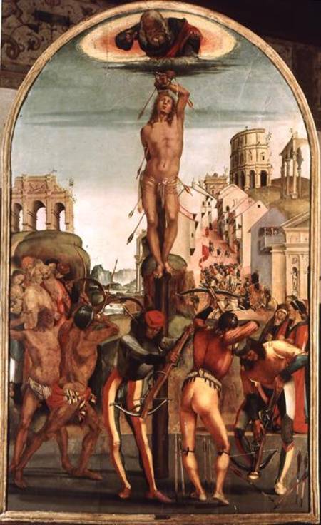 The Martyrdom of St. Sebastian a Luca Signorelli