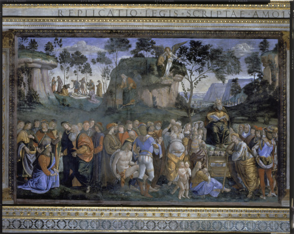 Mosess farewell and death a Luca Signorelli