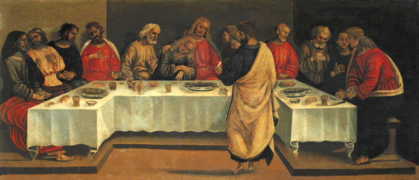 Predella Panel: Last Supper a Luca Signorelli