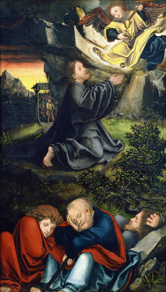 The Agony in the Garden a Lucas Cranach il Vecchio