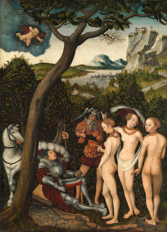 The Judgement of Paris a Lucas Cranach il Vecchio