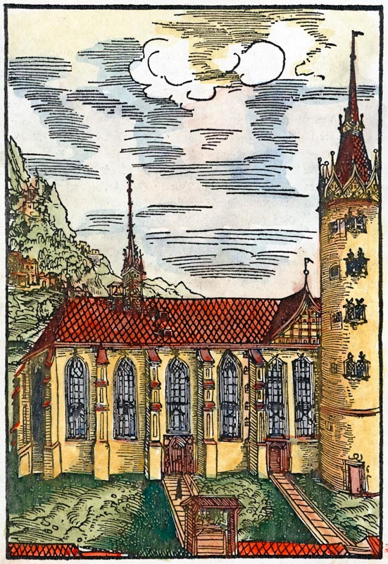 Wittenberg, Schlosskirche a Lucas Cranach il Vecchio