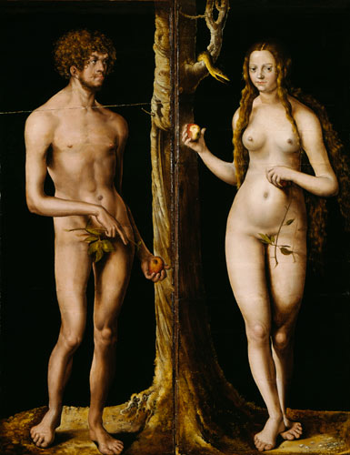Adam and Eve a Lucas Cranach il Vecchio