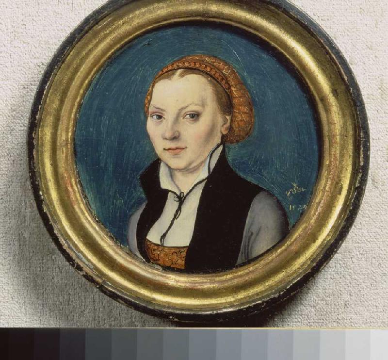 Portrait of Katharina of Bora, the wife of Martin Luthers. a Lucas Cranach il Vecchio
