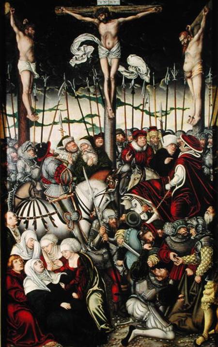 Calvary a Lucas Cranach il Vecchio