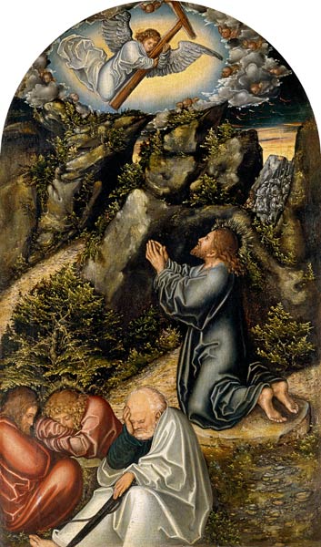 The Agony in the Garden a Lucas Cranach il Vecchio