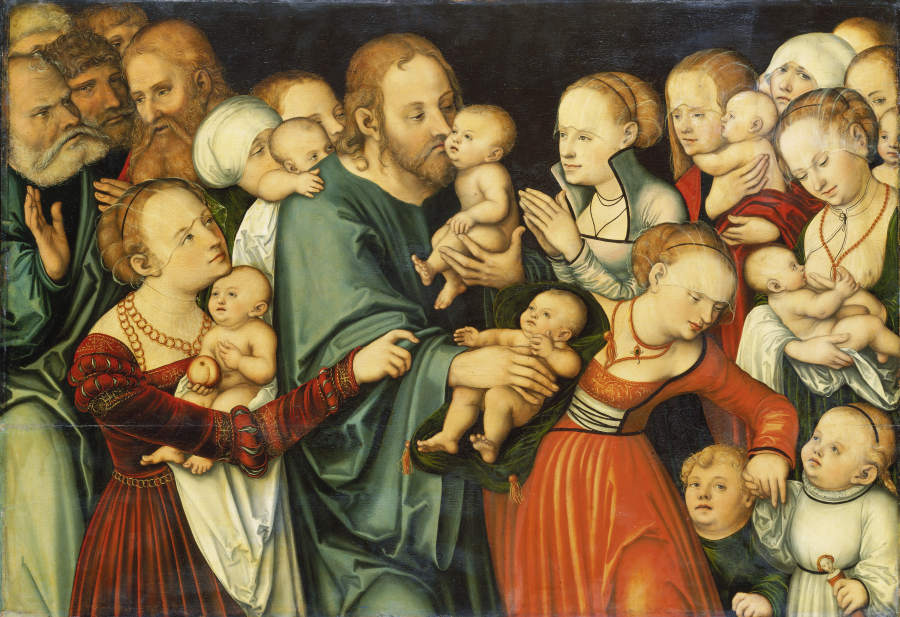 Christ Blessing the Children a Lucas Cranach il Vecchio