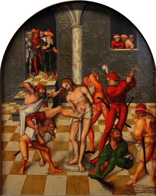 The Flagellation of Christ a Lucas Cranach il Vecchio