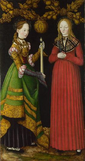 Saints Genevieve and Apollonia