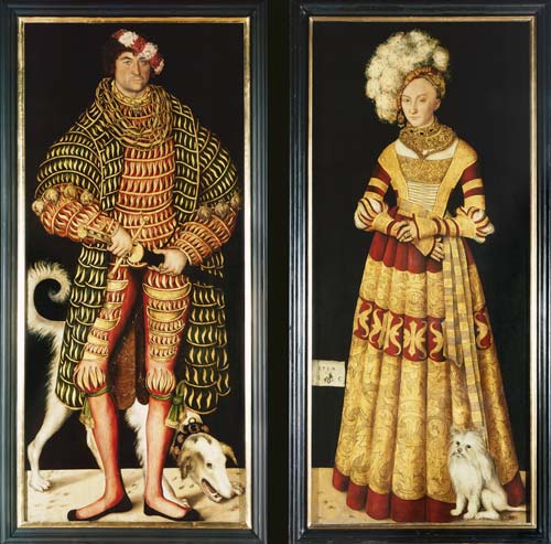 Heinrich drew closer the religious ones and Duchess Katharina of Mecklenburg a Lucas Cranach il Vecchio