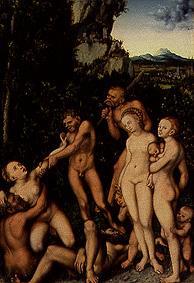 The fruits of the jealousy. a Lucas Cranach il Vecchio