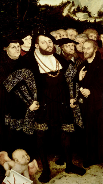 John Frederick of Saxony , Portrait a Lucas Cranach il Vecchio