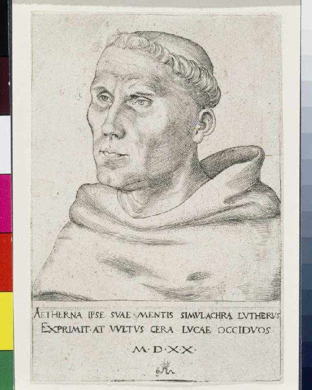 Luther als Augustinermönch a Lucas Cranach il Vecchio