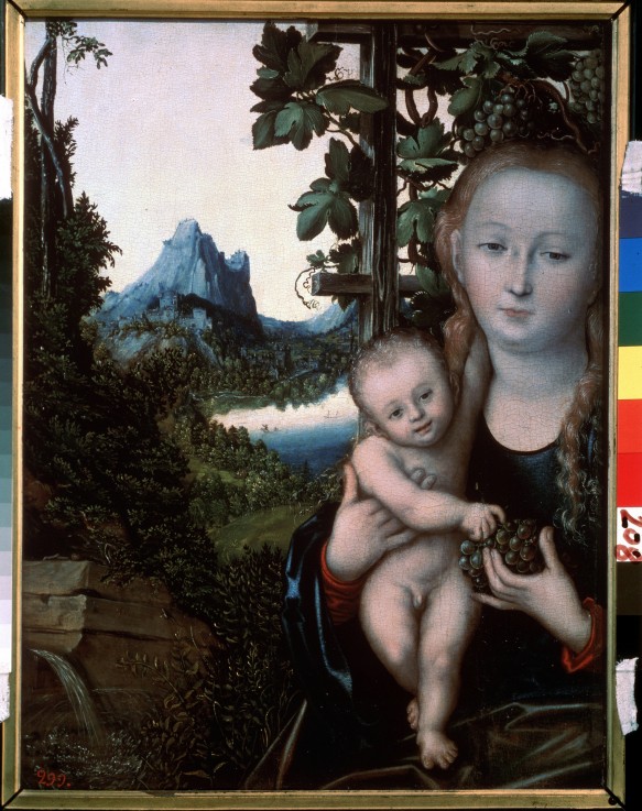 Virgin and Child a Lucas Cranach il Vecchio