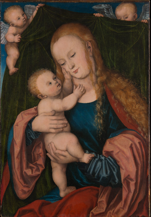 Virgin and Child a Lucas Cranach il Vecchio