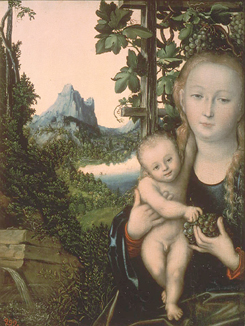 Maria mit dem Kind a Lucas Cranach il Vecchio