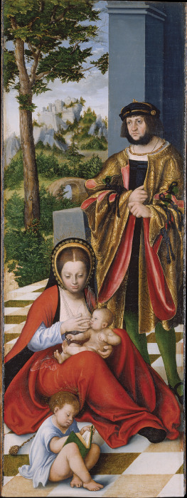Mary Cleophas and Alphaeus (with the features of Frederick the Wise) with two of their sons a Lucas Cranach il Vecchio
