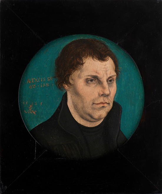 Martin Luther (1483-1546) a Lucas Cranach il Vecchio