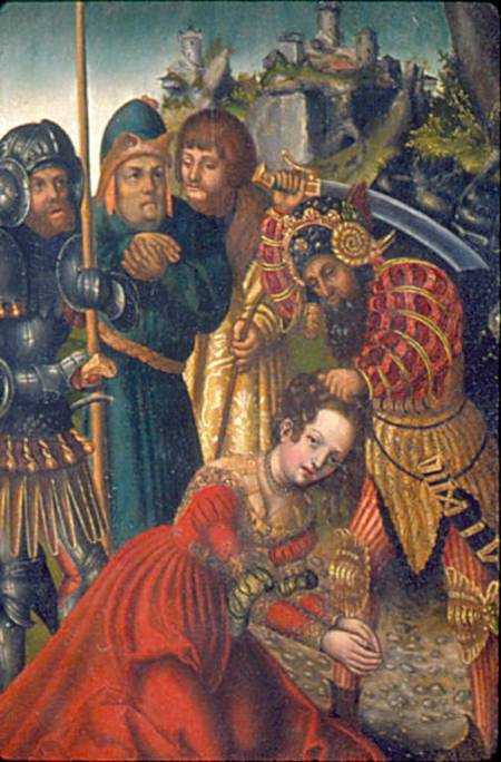 Martyrdom of St Catherine a Lucas Cranach il Vecchio