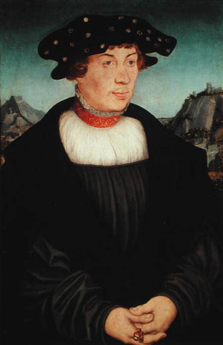 Portrait of Hans Melber a Lucas Cranach il Vecchio