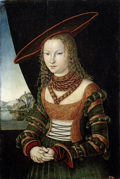 Portrait of a Lady a Lucas Cranach il Vecchio
