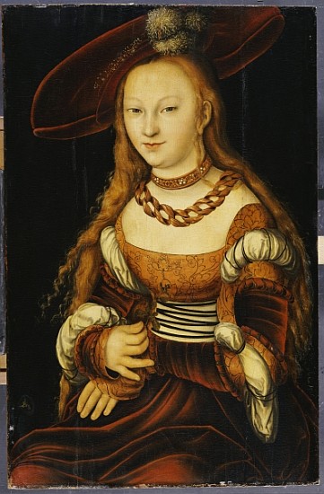 Portrait of a Young Lady, c.1350 a Lucas Cranach il Vecchio