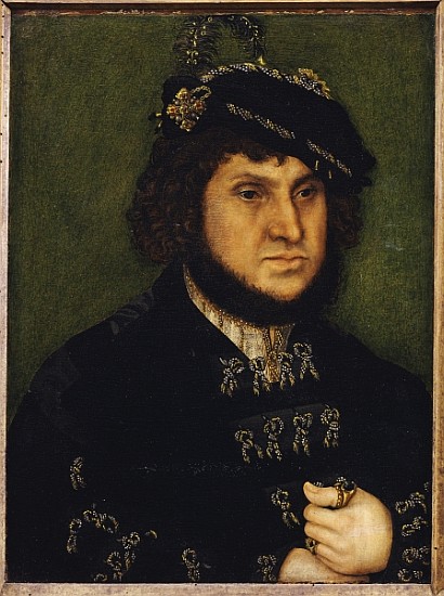 Portrait of Kurfurst Herzog Johann der Bestandige von Saschen a Lucas Cranach il Vecchio